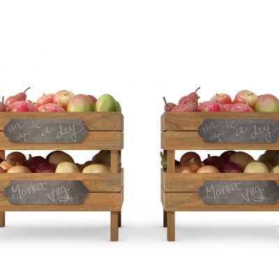 美式复古水果架