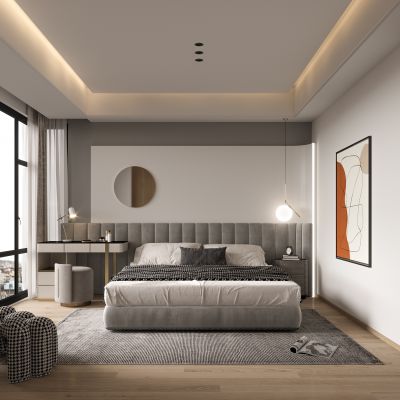 现代卧室