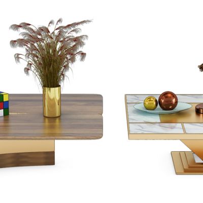 现代茶几摆件组合