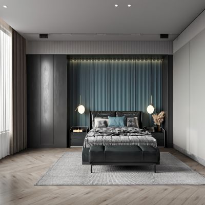 现代卧室