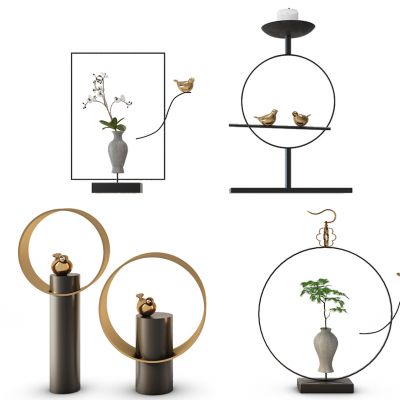 新中式摆件花瓶