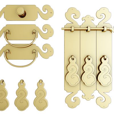 新中式祥云系列拉手