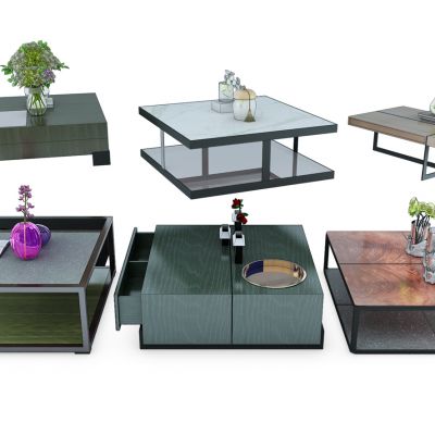 现代茶几摆件组合