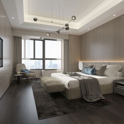 现代卧室