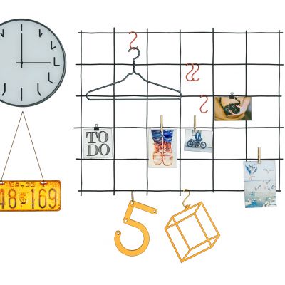 现代铁艺挂钟墙饰