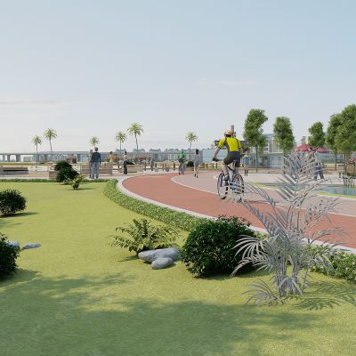 现代室外景观绿化