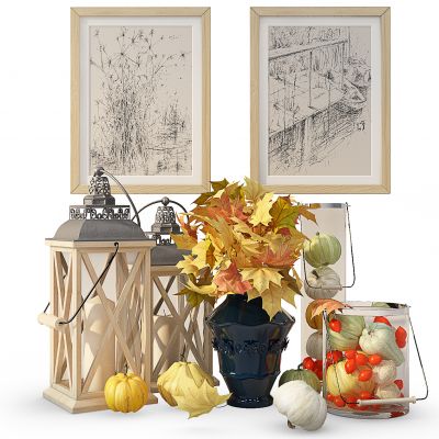 现代花瓶落地灯陈设品摆件