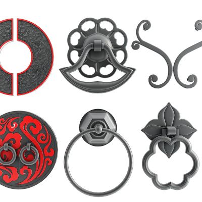 新中式门把手拉手