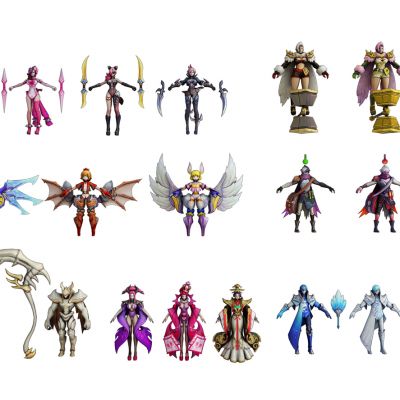 现代王者荣耀人物