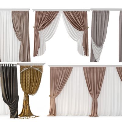 欧式窗帘组合