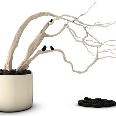 干枝摆件