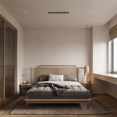 侘寂风卧室