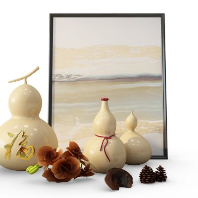 葫芦摆件松树塔