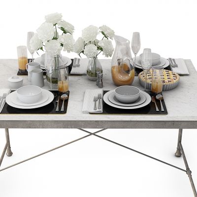 现代餐具陈设摆件