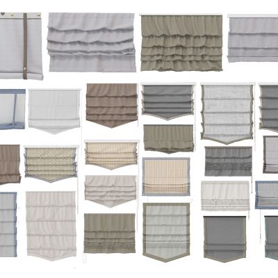 罗马卷帘布艺窗帘