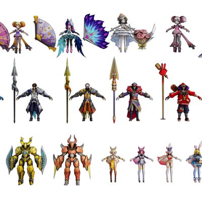 游戏人物王者荣耀人物