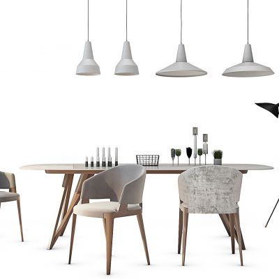 北欧简约餐桌椅组合