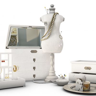 现代化妆品首饰陈设摆件