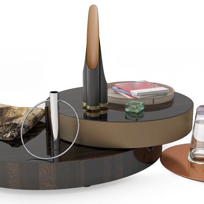 后现代简约茶几陈设品组合