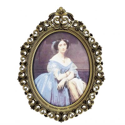 法式金属装饰挂画画框镜框装饰镜子