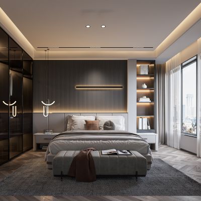 现代卧室