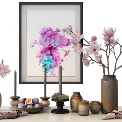 花瓶摆件插花罐子