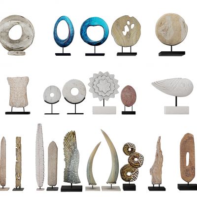 中式雕塑陈设品摆件