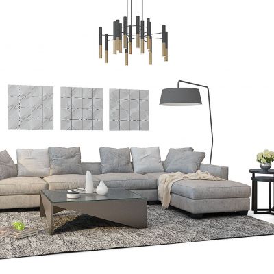 现代沙发茶几组合