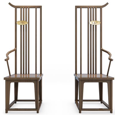 新中式桌椅边柜屏风组合