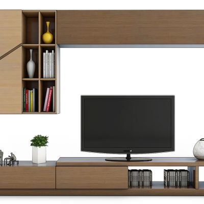 现代电视背景组合