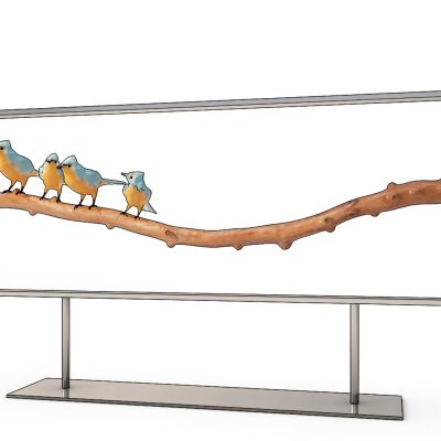 干枝小鸟挂件
