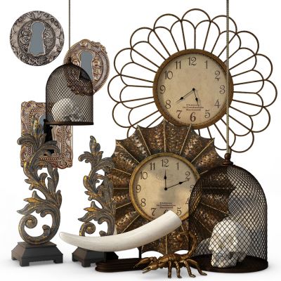 古典陈设品钟表组合