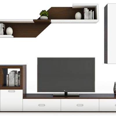 现代电视背景组合