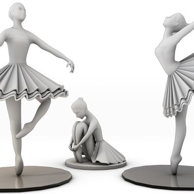芭蕾舞人物摆件