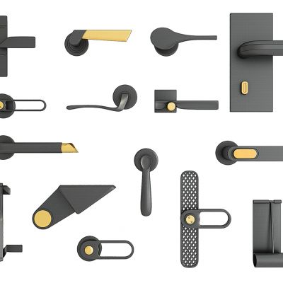 现代门柜把手拉手