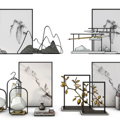 陈设摆件笔架树叶干枝