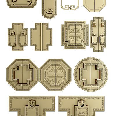 新中式回纹系列拉手