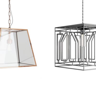 现代铁艺吊灯组合