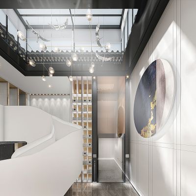 中式檐口大雁吊饰旋转楼梯拴马桩