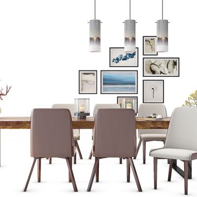 中式餐桌椅组合