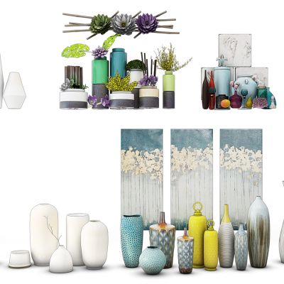 花瓶陶罐装饰品摆件