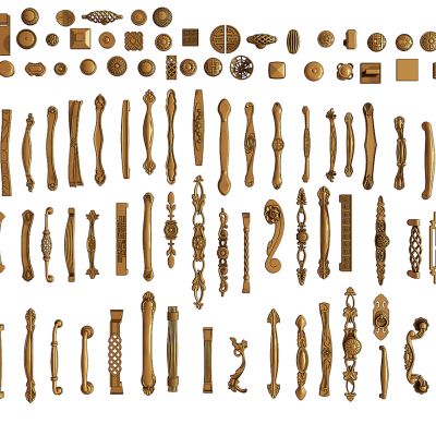 欧式金属门把组合