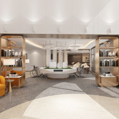 现代医院接待室