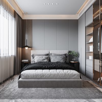 现代卧室