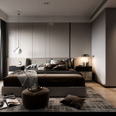 现代卧室