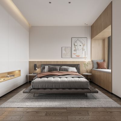 现代卧室