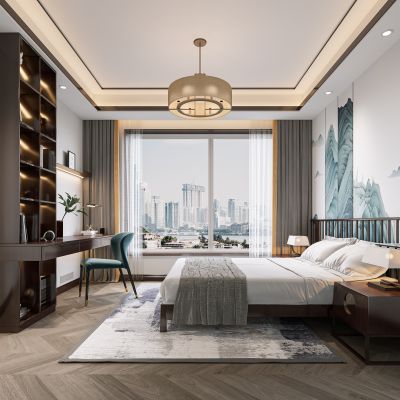 新中式卧室