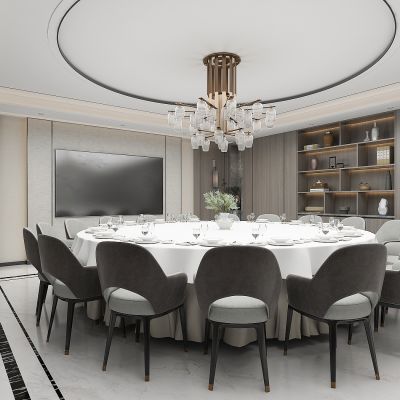 现代餐厅包间