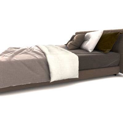 现代风格双人床