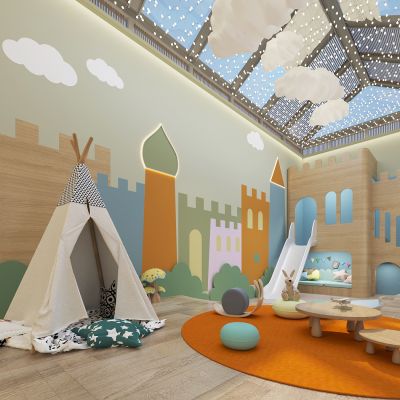 现代幼儿园活动室